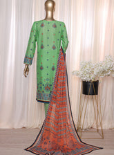 Anmol By HZ Textile Chikankari Embroidered Lawn 3 Piece Unstitched Suit HZ24AV2 ACE-23464